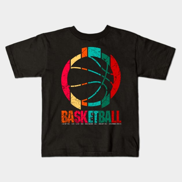 Basketball Kids T-Shirt by Mila46